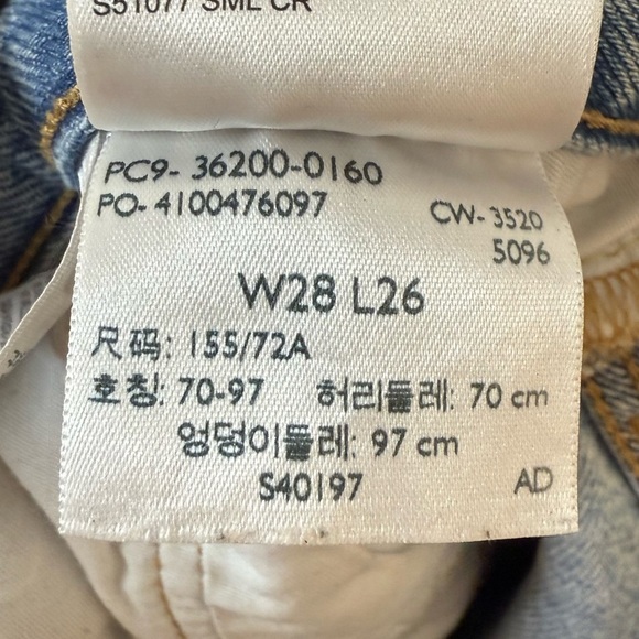 LEVI’s Premium 501 Distressed Light Wash Rigid Denim Jeans - Picture 13 of 13